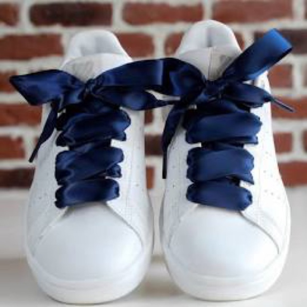 Satin shoe laces